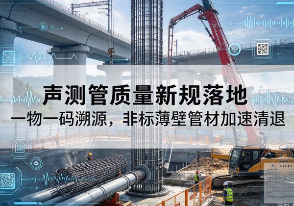 平凉声测管质量新规落地，一物一码溯源，非标薄壁管材加速清退